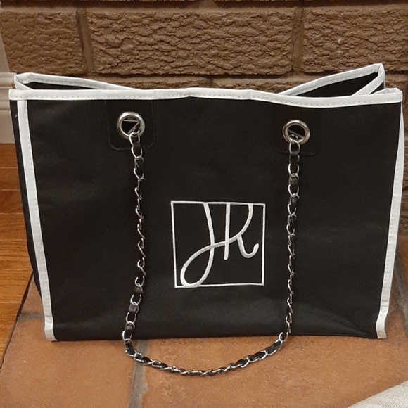 Joseph Ribcoff canvas tote - Picture 3 of 5